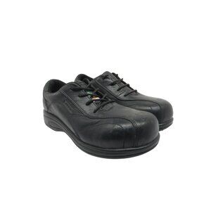 DAKOTA Women's Quad Comfort J-Step ATCP Anti-Slip Work Shoe Black Size 8.5M
